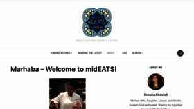 What Mideats.com website looked like in 2021 (2 years ago)