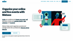 What Metooo.io website looked like in 2021 (2 years ago)