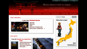 What Muza-chan.net website looked like in 2021 (2 years ago)