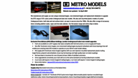 What Metromodels.net website looked like in 2021 (2 years ago)