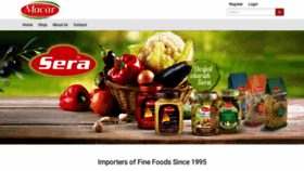 What Macarfoods.com website looked like in 2021 (2 years ago)