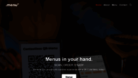 What Menu91.com website looked like in 2021 (2 years ago)