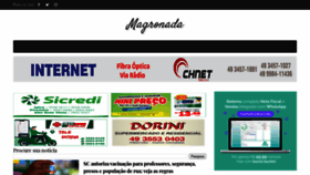 What Magronada.com.br website looked like in 2021 (4 years ago)