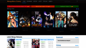 What Mangahere.today website looked like in 2021 (2 years ago)
