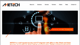 What Metech.com website looked like in 2021 (2 years ago)