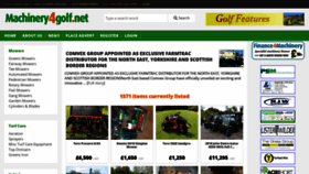 What Machinery4golf.net website looked like in 2021 (2 years ago)