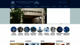 What Mitindia.edu website looked like in 2021 (2 years ago)