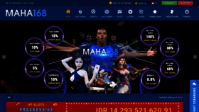 What Maha168.win website looked like in 2021 (2 years ago)