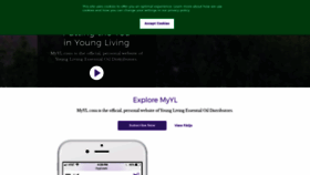 What Myyl.com website looked like in 2021 (4 years ago)