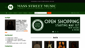 What Massstreetmusic.com website looked like in 2021 (2 years ago)