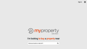 What Myproperty.co.za website looked like in 2021 (2 years ago)