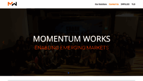 What Momentum.asia website looked like in 2021 (2 years ago)