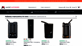 What Magicvaporizers.pl website looked like in 2021 (2 years ago)