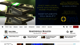 What Martinsvillebulletin.com website looked like in 2021 (2 years ago)