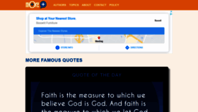What Morefamousquotes.com website looked like in 2021 (3 years ago)