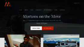 What Mortonsonthemove.com website looked like in 2021 (2 years ago)