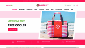 What Marleylilly.com website looked like in 2021 (2 years ago)