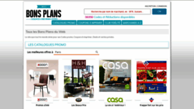 What Mes-bons-plans.fr website looked like in 2021 (4 years ago)