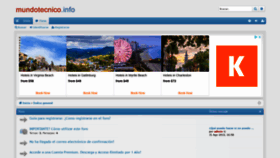 What Mundotecnico.info website looked like in 2021 (4 years ago)