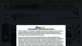 What Mercacei.com website looked like in 2021 (2 years ago)