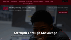 What Montgomerybell.edu website looked like in 2021 (2 years ago)