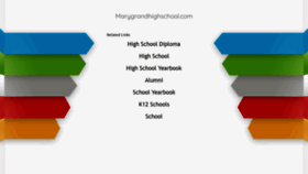 What Marygrandhighschool.com website looked like in 2021 (2 years ago)