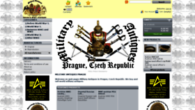 What Military-antiques.cz website looked like in 2021 (3 years ago)