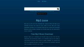 What Mp3-juice.com website looked like in 2021 (2 years ago)