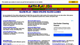 What Math-play.com website looked like in 2021 (2 years ago)
