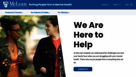 What Mcleanhospital.org website looked like in 2021 (2 years ago)