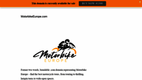 What Motorbikeeurope.com website looked like in 2021 (2 years ago)