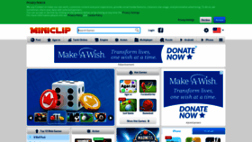 What Miniclip.com website looked like in 2021 (2 years ago)