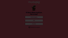 What Moonpig.com website looked like in 2021 (2 years ago)