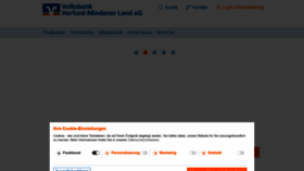 What Meinevolksbank.de website looked like in 2021 (2 years ago)