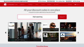 What Myvouchercodes.co.uk website looked like in 2021 (2 years ago)