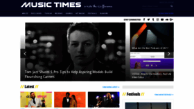 What Musictimes.com website looked like in 2021 (2 years ago)