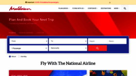 What Maldivian.aero website looked like in 2021 (2 years ago)