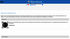 What Minerals.net website looked like in 2021 (2 years ago)
