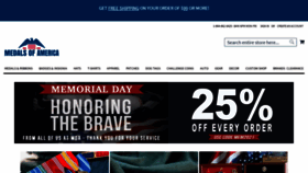 What Medalsofamerica.com website looked like in 2021 (4 years ago)