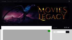 What Movieslegacy.com website looked like in 2021 (2 years ago)