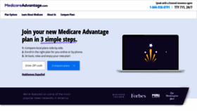What Medicareadvantage.com website looked like in 2021 (2 years ago)