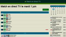 What Match-en-direct.tv website looked like in 2021 (2 years ago)