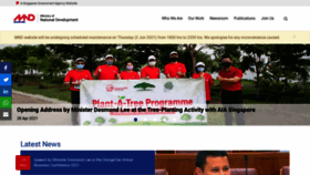 What Mnd.gov.sg website looked like in 2021 (2 years ago)