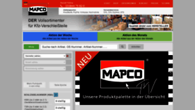 What Mapco.com website looked like in 2021 (2 years ago)