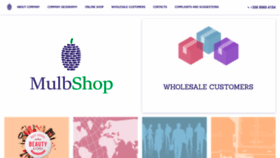 What Mulbshop.com website looked like in 2021 (2 years ago)