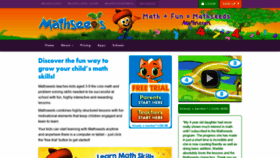 What Mathseeds.com website looked like in 2021 (2 years ago)