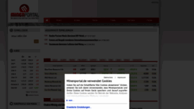 What Minenportal.de website looked like in 2021 (2 years ago)