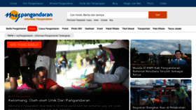 What Mypangandaran.com website looked like in 2021 (2 years ago)