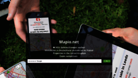 What Mapio.net website looked like in 2021 (2 years ago)