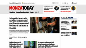 What Monzatoday.it website looked like in 2021 (2 years ago)